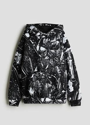 Худі h&m для хлопця/ підлітка star wars чорне 158/164 см