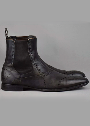 Officine creative solitude chelsea brogue премиум ботинки мужские кожаные черные оригинал 42-43 р/28 см grenson tricker's cheaney
