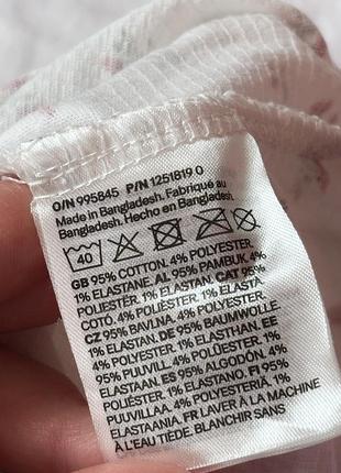 Бодік для дівчинки з квітковим принтом 5