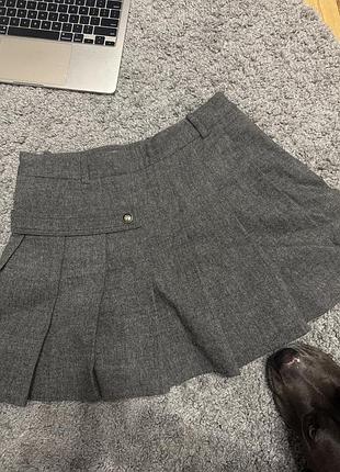 Шерстяна спідниця zara