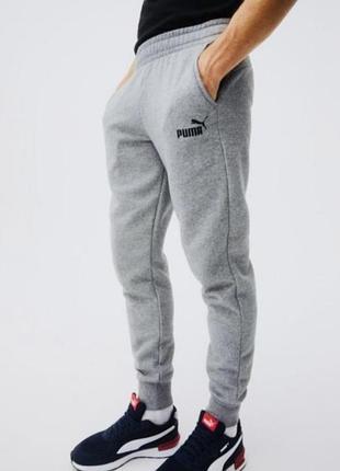 Спортивні штани чоловічі puma сірі розмір m