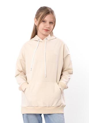 Кофта худи для девочки (подростковый), двунитка, 140см, 146см, 152см, 158см, 164см, 170см