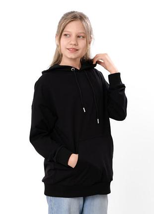 Кофта худи для девочки (подростковый), двунитка, 140см, 146см, 152см, 158см, 164см, 170см