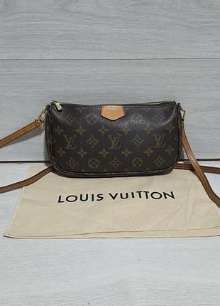 Крос боді сумка louis vuitton, номерна