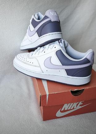 Оригинал! кожаные кроссовки nike court vision р. 40 стелька 26см