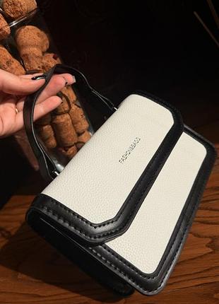 Жіноча сумка 👜 🤍🖤 3