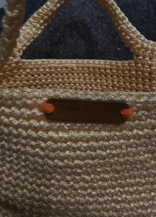 Сумка плетена hand made 4