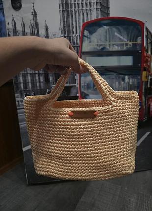 Сумка плетена hand made 2