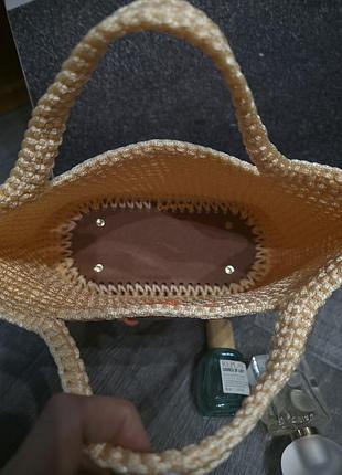 Сумка плетена hand made 3