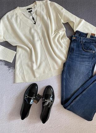 Свитер с v вырезом от massimo dutti размер s/m (5681636712)