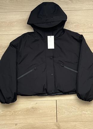 🖤 куртка zara чорного кольору