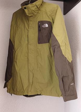 Вітровка чоловіча the north face оливкова/коричнева