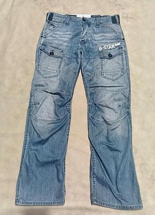 Мужские винтажные джинсы g-star raw storm 5620 elwood loose post embro cargo