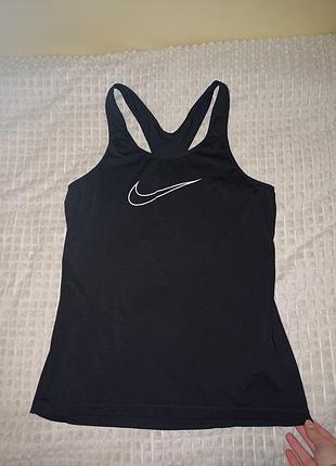 Майка жіноча nike спортивна чорна
