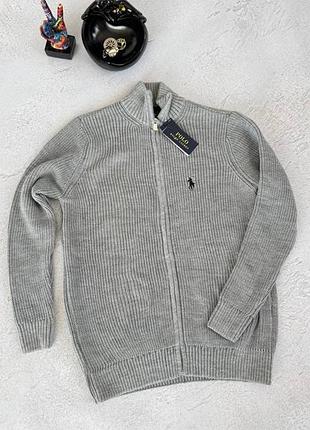 Кардиган светр polo ralph lauren grey