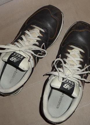 "new balance 574" шкіряні чоловічі кросівки. р-44