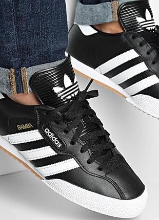 Кросівки чоловічі adidas samba чорні