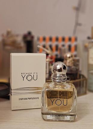 Парфумована вода emporio armani because it's you 50 мл для жінок, оригінал