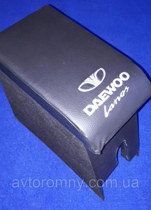 Подлокотник бар черный мягкий daewoo lanos sens деу део ланос сенс