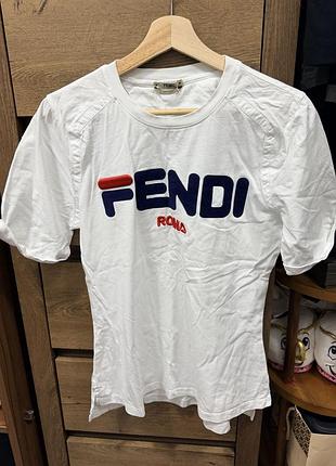 Женская футболка ориг fendi