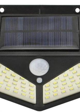 Фонарь навесной с датчиком движения bl cl 100 -100led + solar