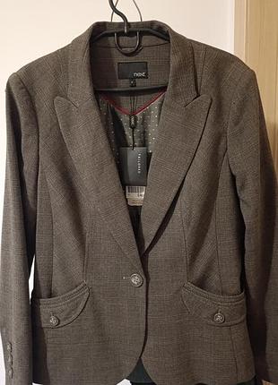 Піджак і жакет жіночий next tailored сірий, розмір 16 (xl)