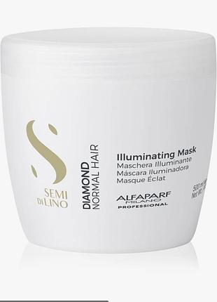 Alfaparf semi de lino diamond маска для волосся