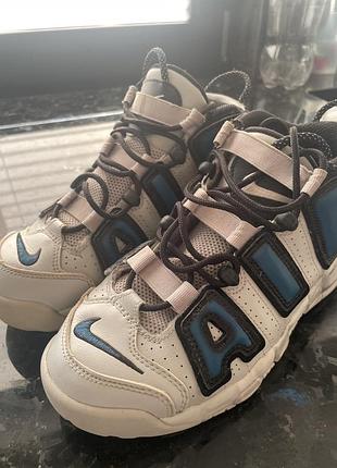 Кросівки nike білі з синім 3