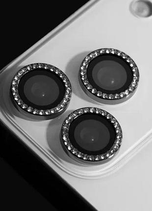 Захисне скло камери зі стразами vs1 для iphone 17 pro/ 17 pro max