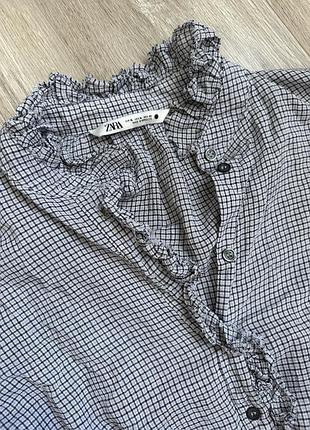Сорочка в клітинку zara