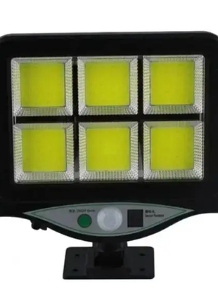 Фонарь уличный light bl bk128-6cob пультом на солнечной батарее