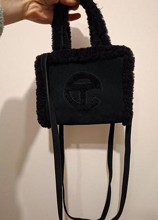 Сумка ugg telfar натуральна замша 2