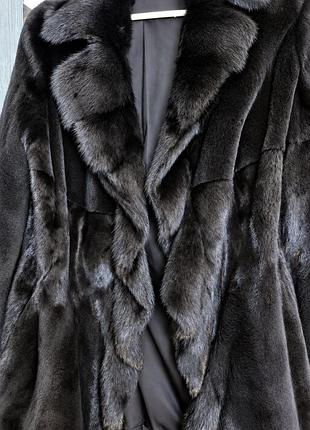 Lux норкова шуба blackglama,mink velvet,італія,плюшева норка