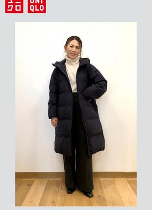Зимовий пуховик seamless down uniqlo