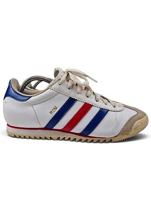 Винтажные кроссовки adidas rom из белой кожи