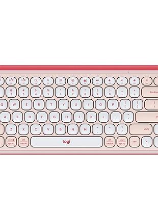 Клавiатура бездротова logitech pop icon keys rose (920-013073)
