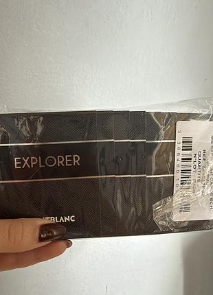 Montblanc explorer пробники чоловічих парфумів