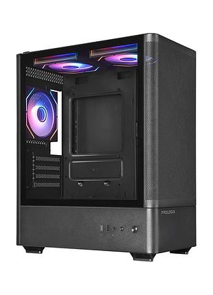 Корпус для пк prologix lumi gm-01mab mesh black