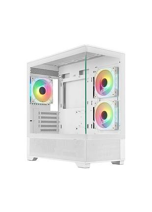 Корпус для пк prologix axon gm-03aw glass white