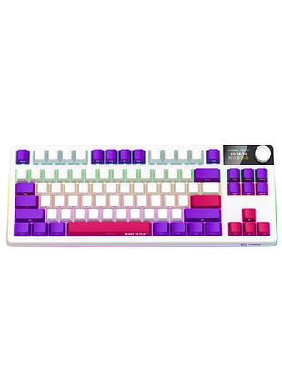 Клавиатура lorgar kbp70tklw wireless tkl mechanical pro ua white (lrg-kbp70tklw-wh-us)