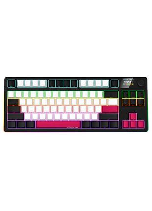 Клавиатура lorgar kbp70tklw wireless tkl mechanical pro ua black/red (lrg-kbp70tklw-bk-us)