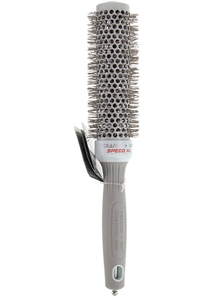 Брашинг термо для волосся expert blowout speed wavy bristles white&grey olivia garden 35 мм
