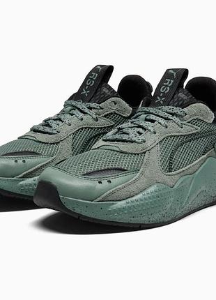 Кросівки чоловічі puma rs-x зелені оригінал