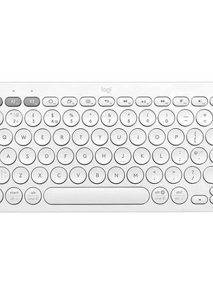 Клавіатура logitech k380s multi-device bluetooth ua white (920-011852)