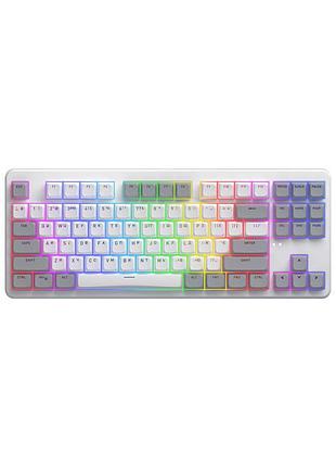 Клавиатура hator rockfall 3 mecha tkl qmk/via orange wireless white (htk851ua)