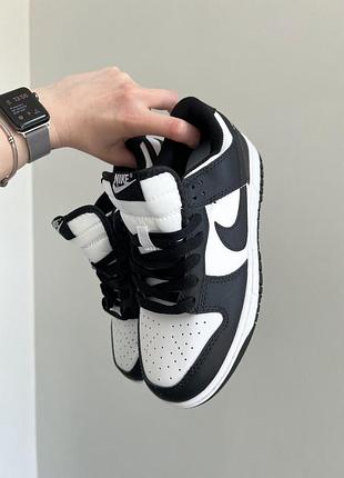 Кроссовки nike sb dunk low retro white black