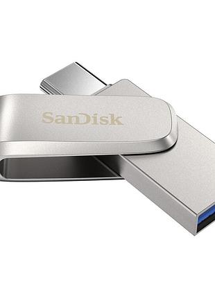 Usb флэш накопитель sandisk 128gb dual drive luxe usb 3.1 + type-c (sddc4-128g-g46)