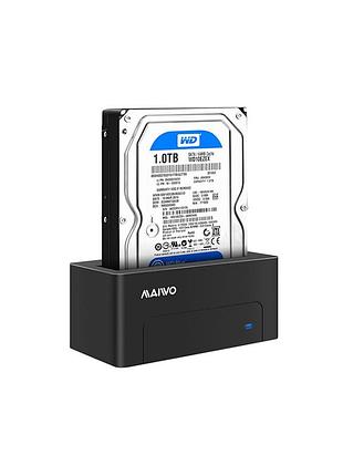 Док-станція для накопичувачів maiwo hdd 2.5"/3.5" sata/ssd usb 3.0 (k308p)