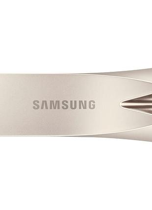 Usb флеш накопичувач samsung 512gb bar plus champagne silver usb 3.2 (muf-512be3/apc)