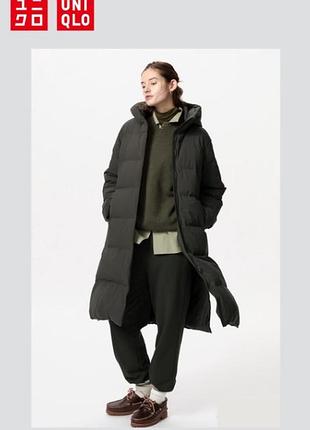 Зимовий пуховик seamless down uniqlo